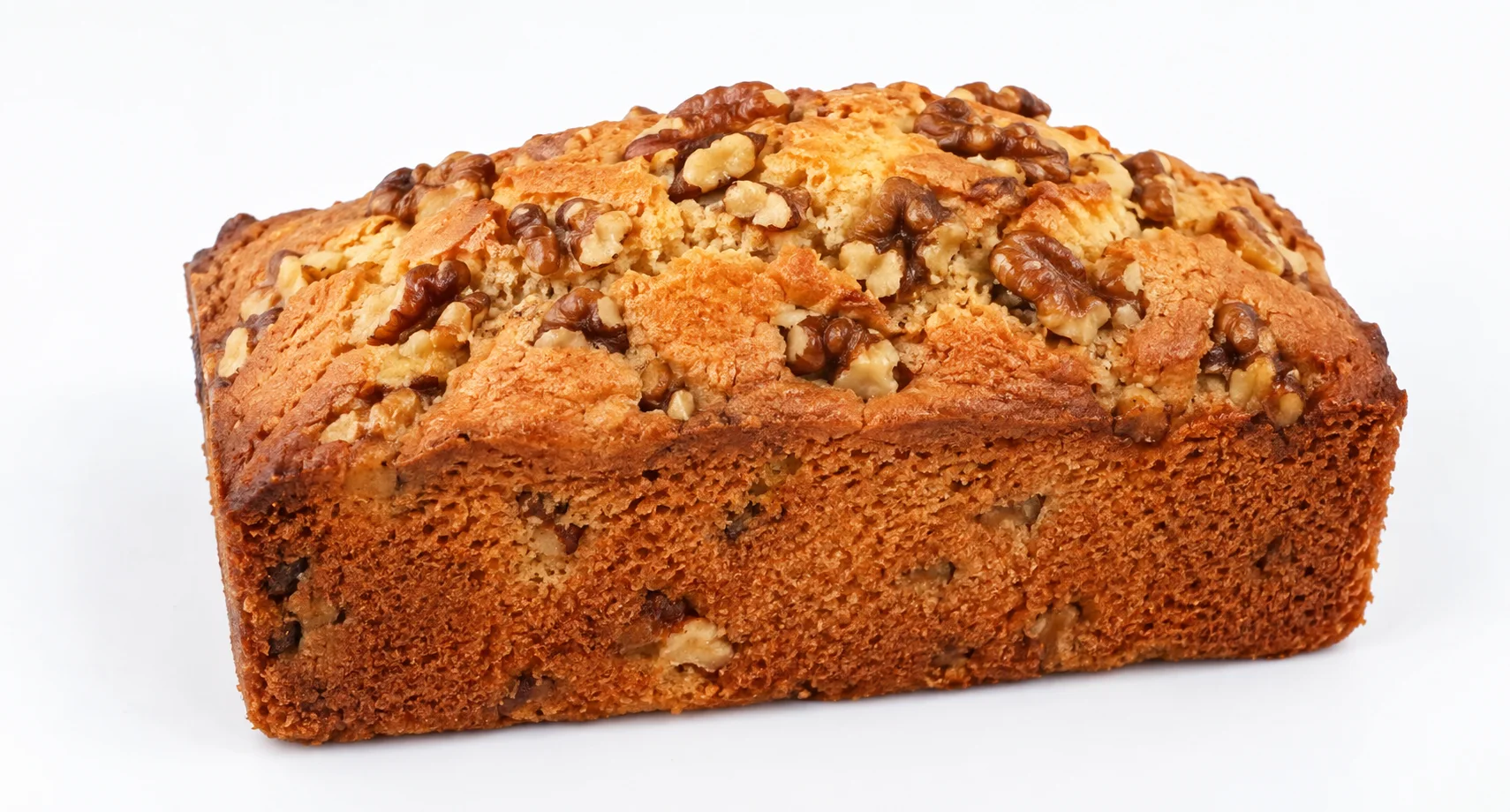 ARONISA Plum & Walnut Fruit Cake — a loaf topped with toasted walnuts
